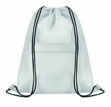 Logo trade promotional giveaways image of: 210D Polyester drawstring bag