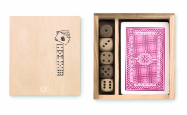 Logotrade promotional items photo of: Cards and dices in box
