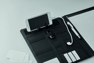 Logotrade promotional giveaway picture of: A4 folder with power bank
