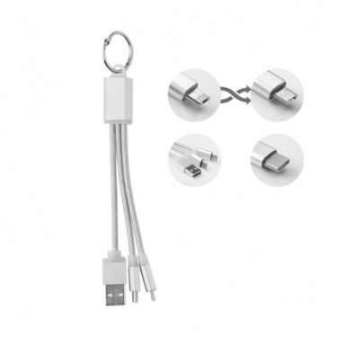 Logotrade promotional product image of: key ring with USB type C cable Salaspils
