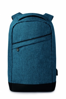 Logotrade promotional gift image of: 2 tone backpack incl USB plug