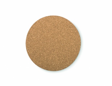 Logo trade promotional item photo of: Round cork coaster