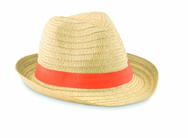 Logo trade advertising products picture of: Paper straw hat