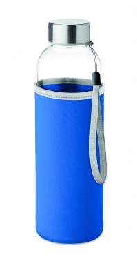 Logotrade promotional gifts photo of: Glass bottle in pouch 500ml