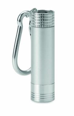 Logotrade advertising product image of: Aluminium/ABS LED key ring Aizkraukle
