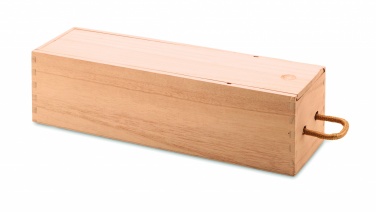 Logo trade corporate gifts picture of: Wooden wine box