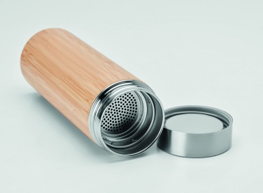 Logotrade promotional giveaways photo of: Double wall bamboo flask 400ml