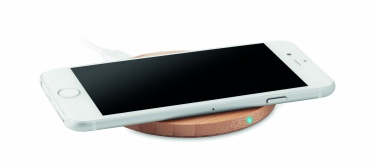 Logotrade corporate gift image of: Wireless charger bamboo 5W