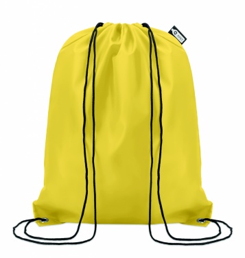 Logo trade promotional merchandise photo of: 190T RPET drawstring bag