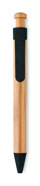Logo trade promotional gifts image of: Bamboo/Wheat-Straw ABS ball pen