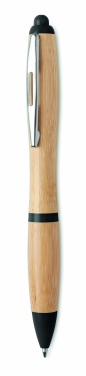 Logotrade advertising product image of: Ballpoint pen made of ABS and bamboo