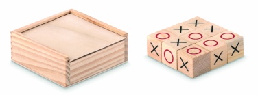 Logo trade promotional products image of: Wooden tic tac toe