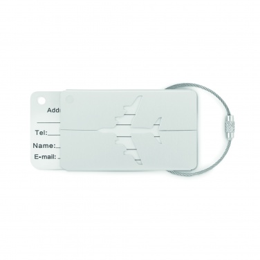 Logotrade advertising product image of: Aluminium luggage tag