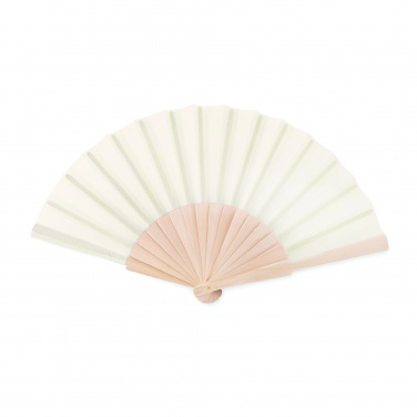 Logo trade promotional product photo of: Manual hand fan wood