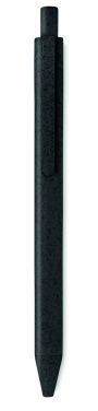 Logo trade promotional merchandise picture of: Wheat Straw/ABS push type pen