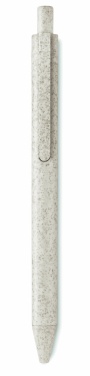 Logo trade promotional products picture of: Wheat Straw/ABS push type pen