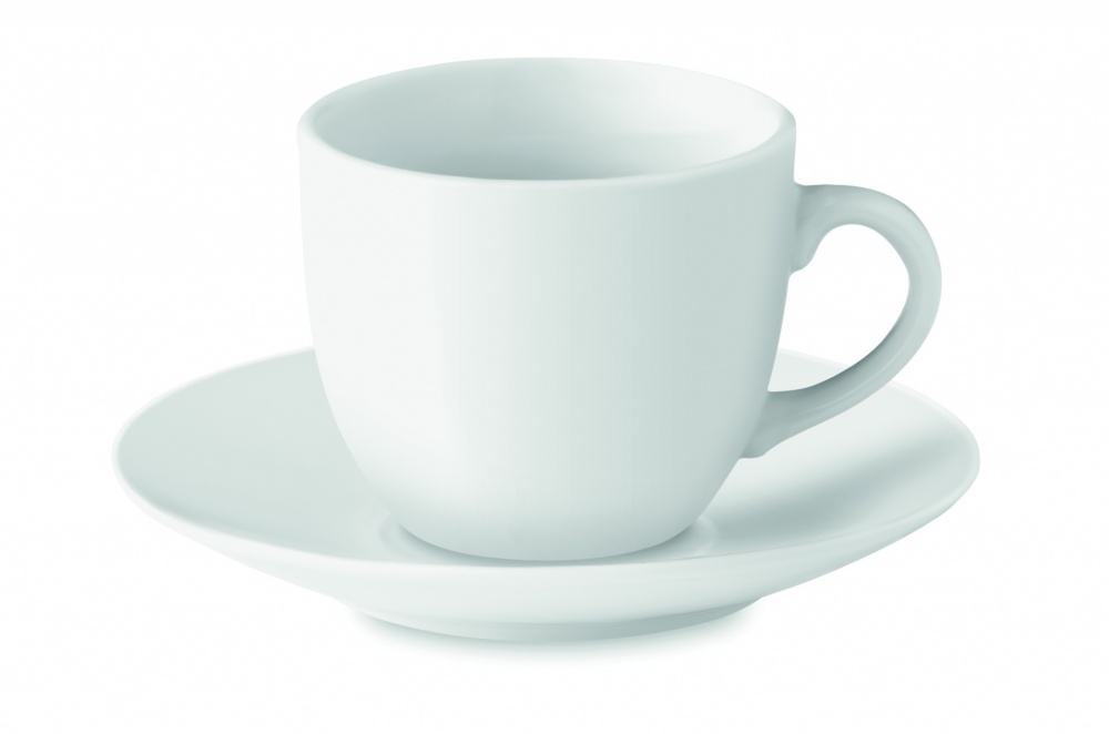 Logotrade promotional gift picture of: Espresso cup and saucer 80 ml
