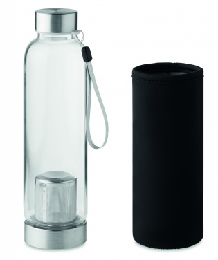 Logo trade corporate gifts image of: Single wall glass bottle 500ml