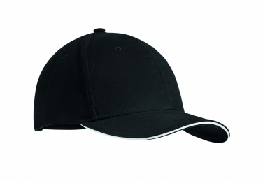Logo trade promotional merchandise image of: Brushed heavy cotton 6 panel Ba