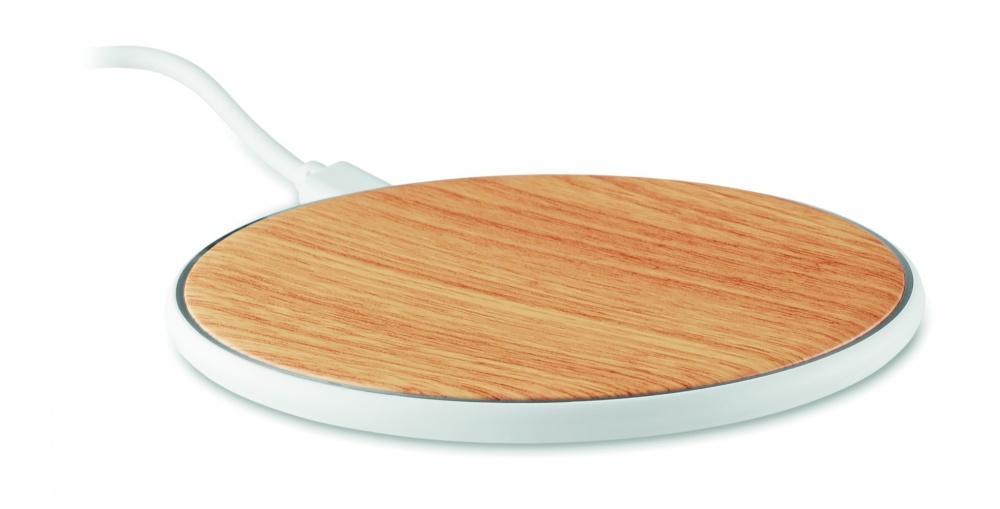 Logotrade promotional product picture of: Wireless charger round 5W TISPAD