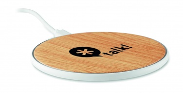 Logo trade promotional products picture of: Wireless charger round 5W TISPAD