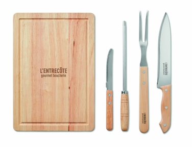 Logotrade promotional merchandise image of: Set of 4 BBQ Grilling accessori