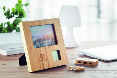 Logotrade promotional giveaway picture of: Photo frame with weather statio