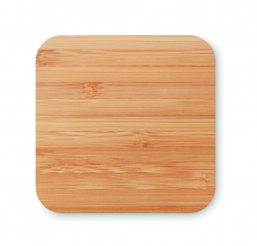 Logotrade promotional merchandise image of: Bamboo wireless charge pad 5W