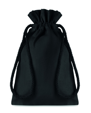 Logo trade promotional items image of: Small Cotton draw cord bag