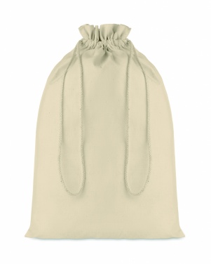 Logotrade promotional giveaway picture of: Large Cotton draw cord bag 30 x 47 cm