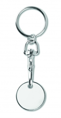 Logo trade advertising products image of: Key ring token (€uro token)