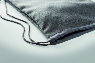 Logotrade promotional product picture of: 1200D heathered drawstring bag