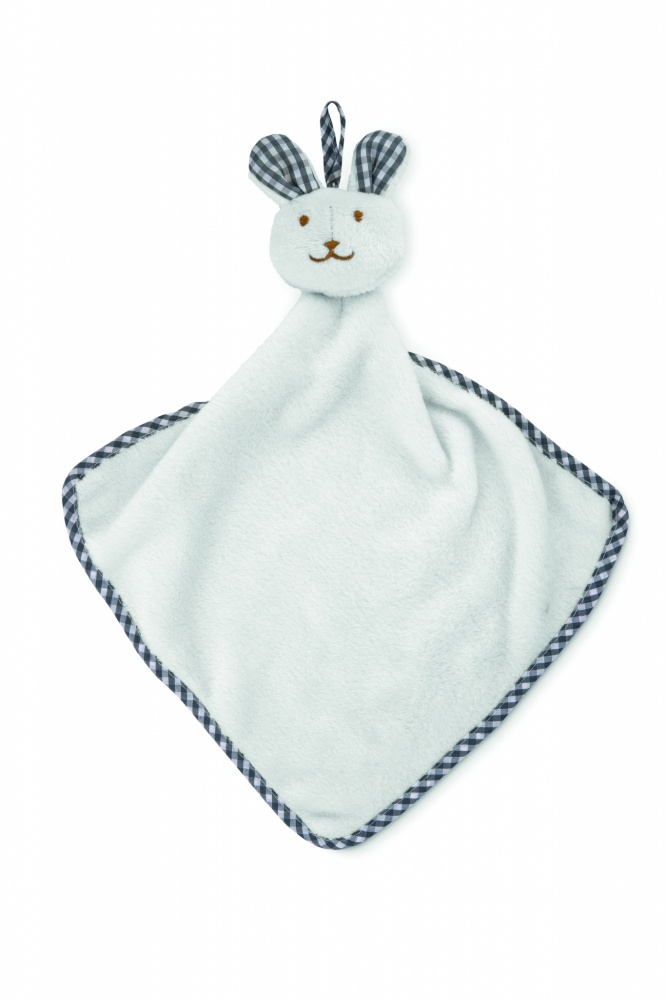 Logo trade promotional merchandise photo of: Plush rabbit design baby towel