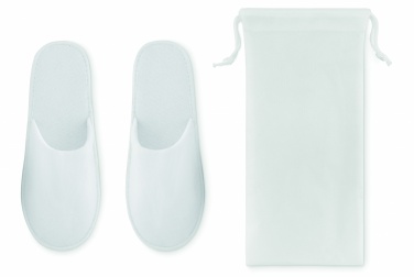 Logotrade promotional item image of: Pair of slippers in pouch