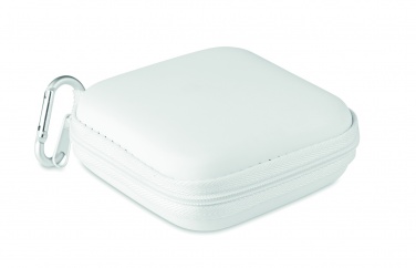 Logo trade promotional merchandise photo of: Wireless charger travel set