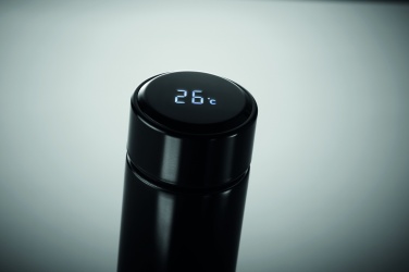 Logo trade promotional merchandise photo of: Bottle with touch thermometer
