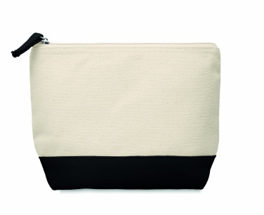 Logotrade promotional gift image of: Bicolour cotton cosmetic bag