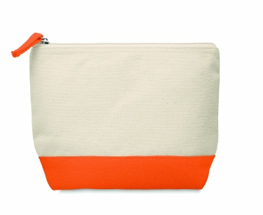 Logotrade promotional giveaway picture of: Bicolour cotton cosmetic bag