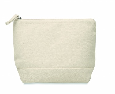Logo trade business gift photo of: Bicolour cotton cosmetic bag
