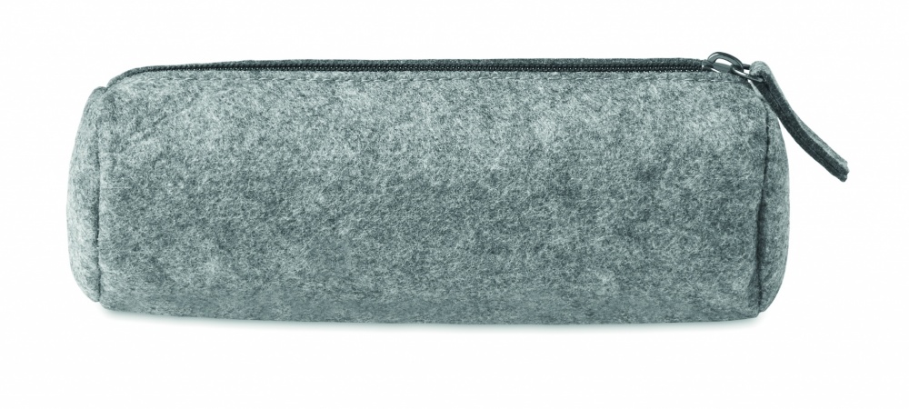 Logo trade promotional items picture of: Felt zippered pencil case