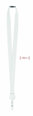 Logo trade promotional gifts picture of: Lanyard retractable clip