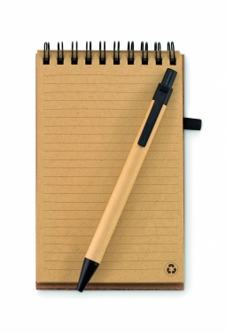 Logotrade corporate gift image of: A6 Cork notepad with pen