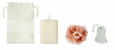 Logo trade promotional items picture of: Bath set in cotton pouch