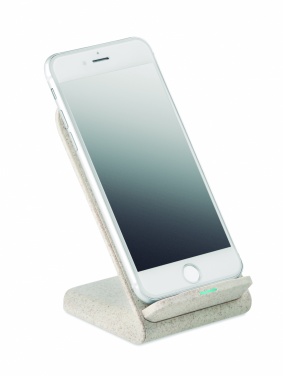 Logotrade promotional gift picture of: Wheat straw/ABS charger std10W