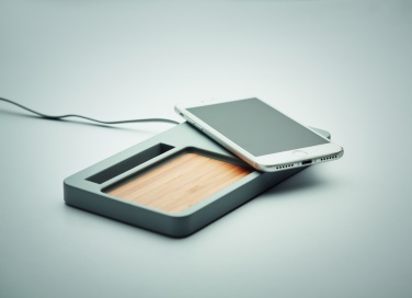 Logo trade corporate gift photo of: Wireless charging organizer10W