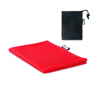 Logo trade advertising product photo of: RPET sports towel and pouch