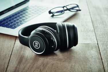 Logo trade promotional merchandise image of: ANC headphone and pouch