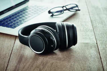 Logo trade corporate gifts picture of: ANC headphone and pouch