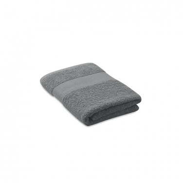 Logo trade promotional giveaways image of: Towel organic cotton 100x50cm