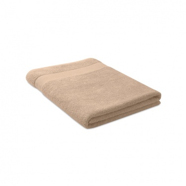 Logo trade promotional giveaways image of: Towel organic cotton 180x100cm